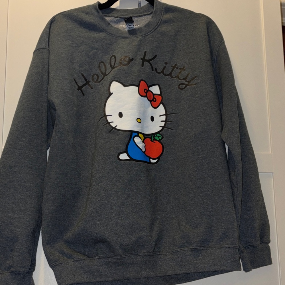 Hello kitty pullover crew neck sweatshirt size medium